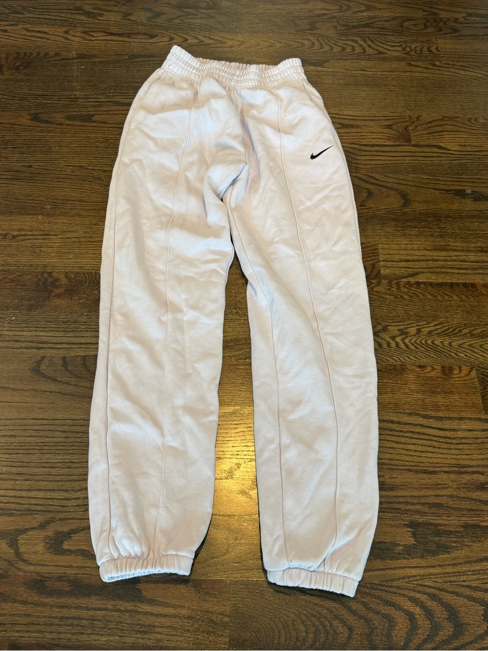 Nike Lavender Jogger Pants with Black Swoosh